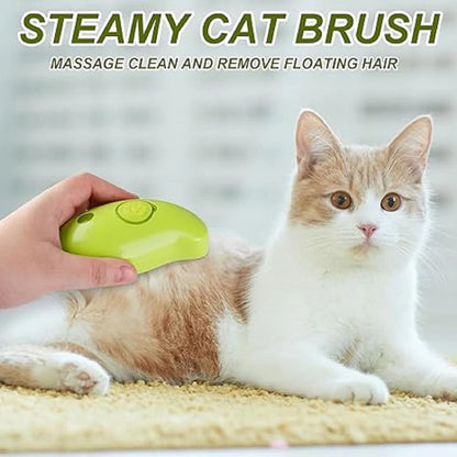 Cat Steam Brush 3 In1 Steamy Pet Brush Pet Grooming Brush